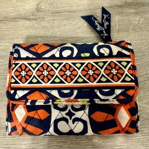 Vera Bradley Retired Pattern Euro Wallet: Orange, Blue, Green, White. Used